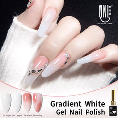 R S Nail Custom Logo High-Quality Self-Leveling Gel Nail Polish - Long-Lasting Non-Yellowing Ice Pink Shade