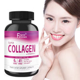 Collagen Supplement with Vitamin C and Biotin for Enhanced Skin, Hair, and Nail Health - Antioxidant-Rich Tablets for Adults