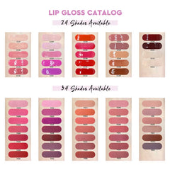 All in One Lip Gloss Lipliner Makeup Gift Sets Beauty Set Box Holiday Gift Lipoil Scrub Lip Mask 5 Pcs Makeup Set