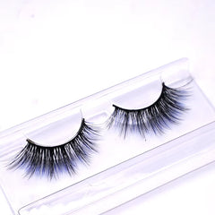 Custom Logo Handmade 10Mm 15Mm 16Mm 3D Fluffy Faux Mink Eyelashes 0.07Mm Thickness Natural Thin Lash Band Volumes Colorful