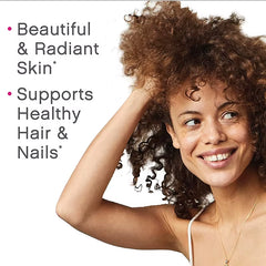 Collagen Supplement with Vitamin C and Biotin for Enhanced Skin, Hair, and Nail Health - Antioxidant-Rich Tablets for Adults