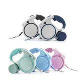 Customize 5m Auto Extendable LED Light Dog Pet:- Leash Both Sided Reflective Webbing Night Walking