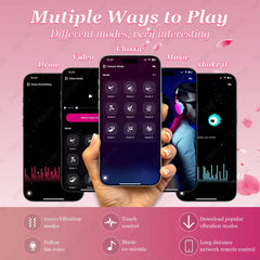 3-in-1 Advanced Thrusting Rabbit Vibrator with Rotating Ball and Clitoral Stimulator for Women - Sex toys