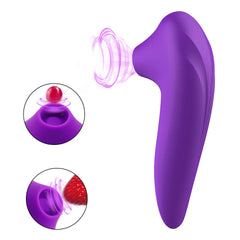 Clitoral and Nipple Stimulator with G-Spot Massaging Function for Women