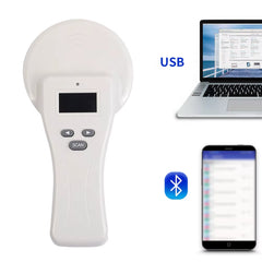 134.2Khz Rfid Fdx a B HDX Animal Ear Tag Glass Tag:- Microchip Chip Reader Scanner for Dog Goat Pet Fish Sheep Cattle Livestock