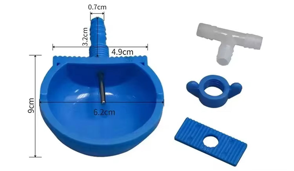 Automatic Hanging Water Bowl for Rabbits - Rabbit Nipple Drinker Cup for Rabbit Hydration