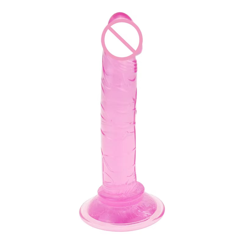 Mini 5 Inch Cheap and Colorful Tpe Soft Realistic Suction Cup Mini Dildo 