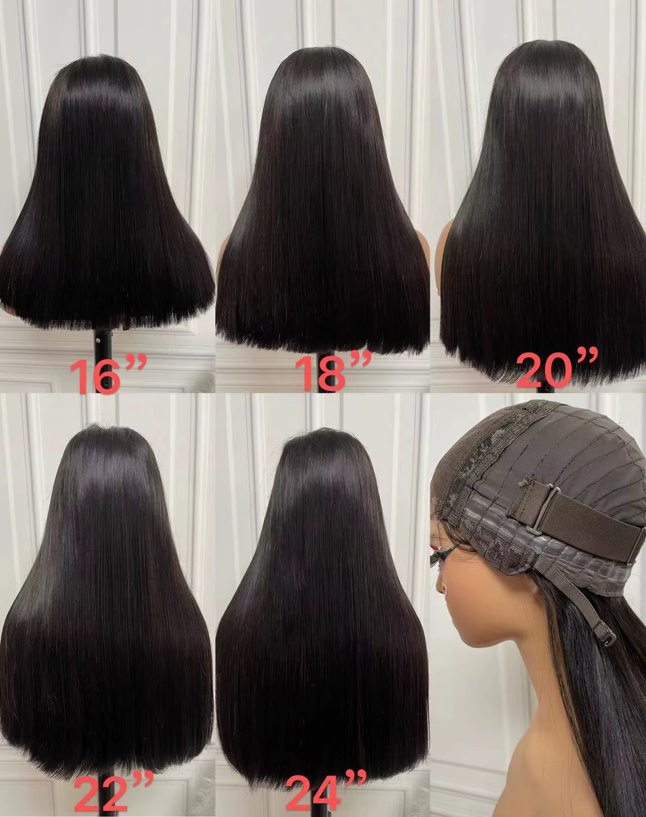 12A Virgin Hair Glueless HD Lace Closure Wigs - Available in 13x4, 4x4, 5x5, and 2x6 Sizes for Effortless Wear
