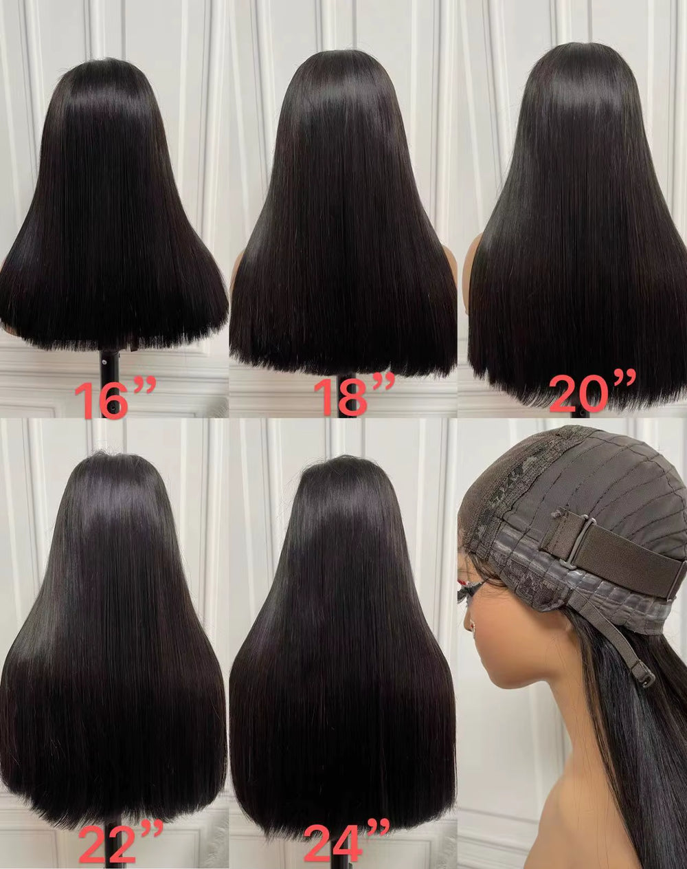 12A Virgin Hair Glueless HD Lace Closure Wigs - Available in 13x4, 4x4, 5x5, and 2x6 Sizes for Effortless Wear