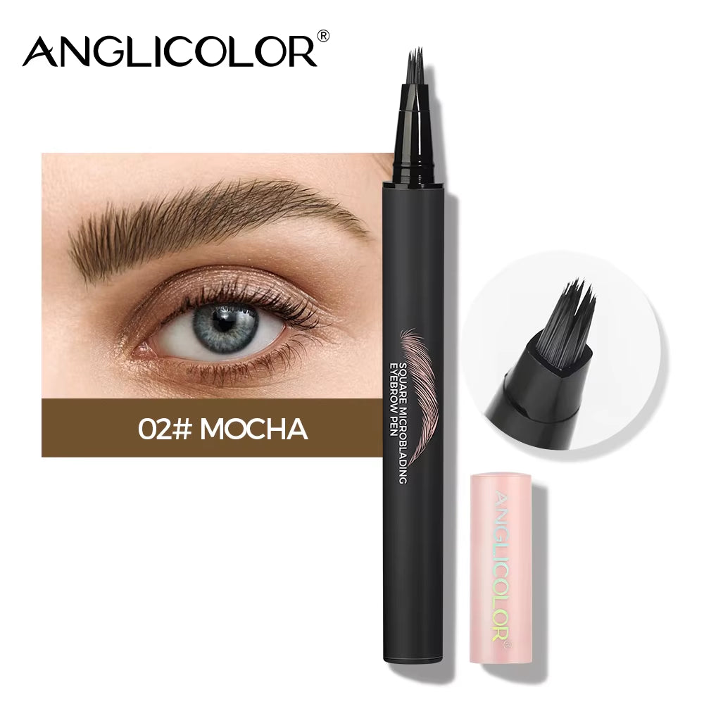 Pigmented Micro Eye Brow Pencil High Quality Brow Liner Pen Vegan Private Label Eyebrow Pencil
