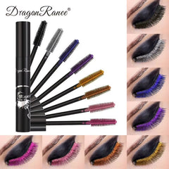 Colorful Dense Eye Makeup Bronze Fine Diamond Mascara Cream Waterproof Blue Purple Pearl Mascara Fine Cosmetics Dropshipping
