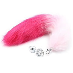 Wholesale High Quality New Detachable Smooth Foxtail Butt Plug Sexy Fox Tail Anal Plug with Separable Metal Anal Toys for Couple