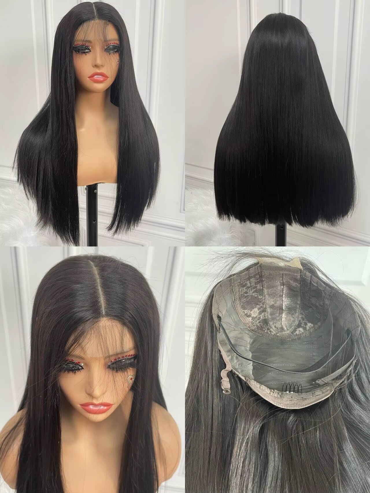 12A Virgin Hair Glueless HD Lace Closure Wigs - Available in 13x4, 4x4, 5x5, and 2x6 Sizes for Effortless Wear