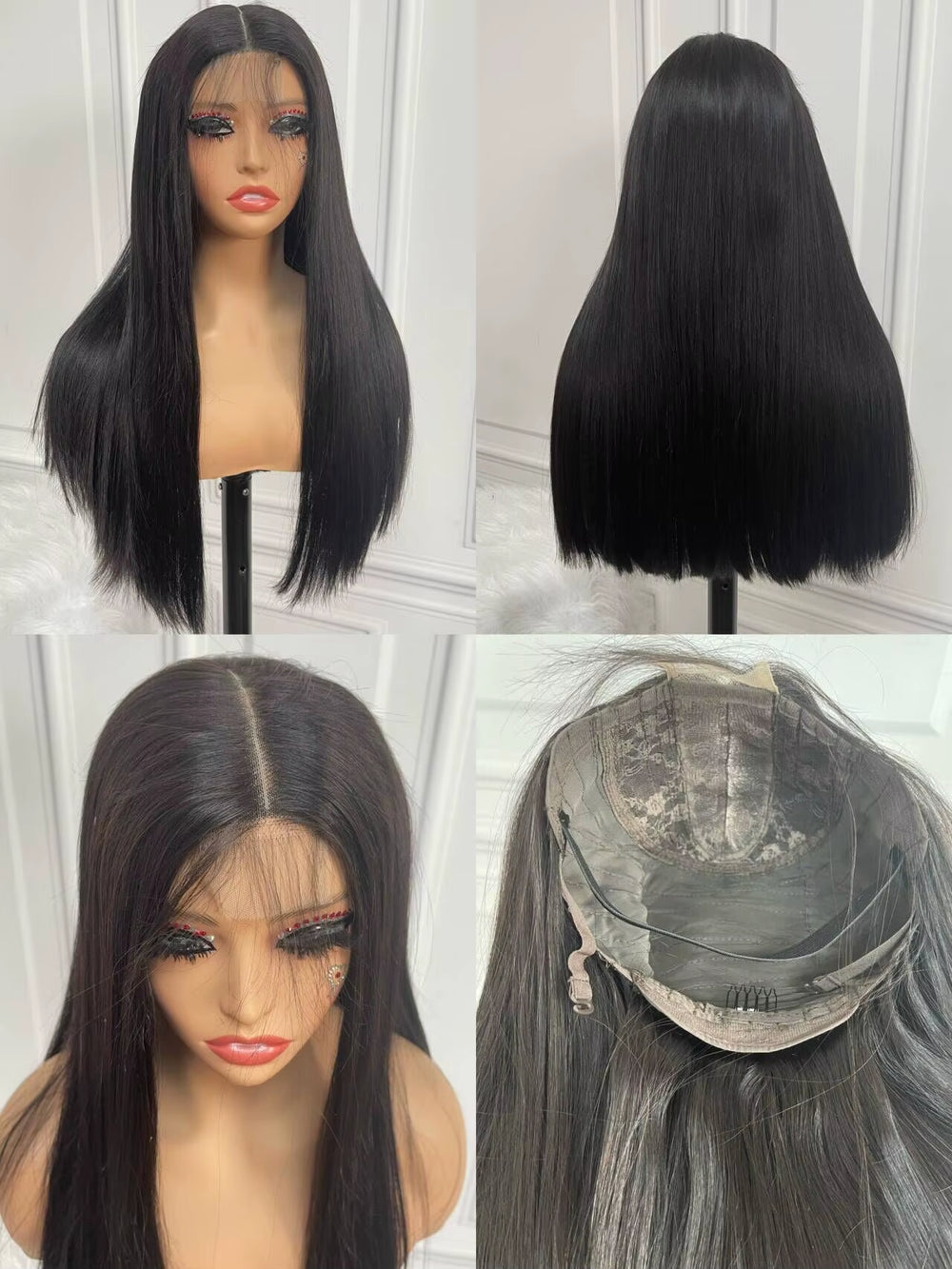 12A Virgin Hair Glueless HD Lace Closure Wigs - Available in 13x4, 4x4, 5x5, and 2x6 Sizes for Effortless Wear