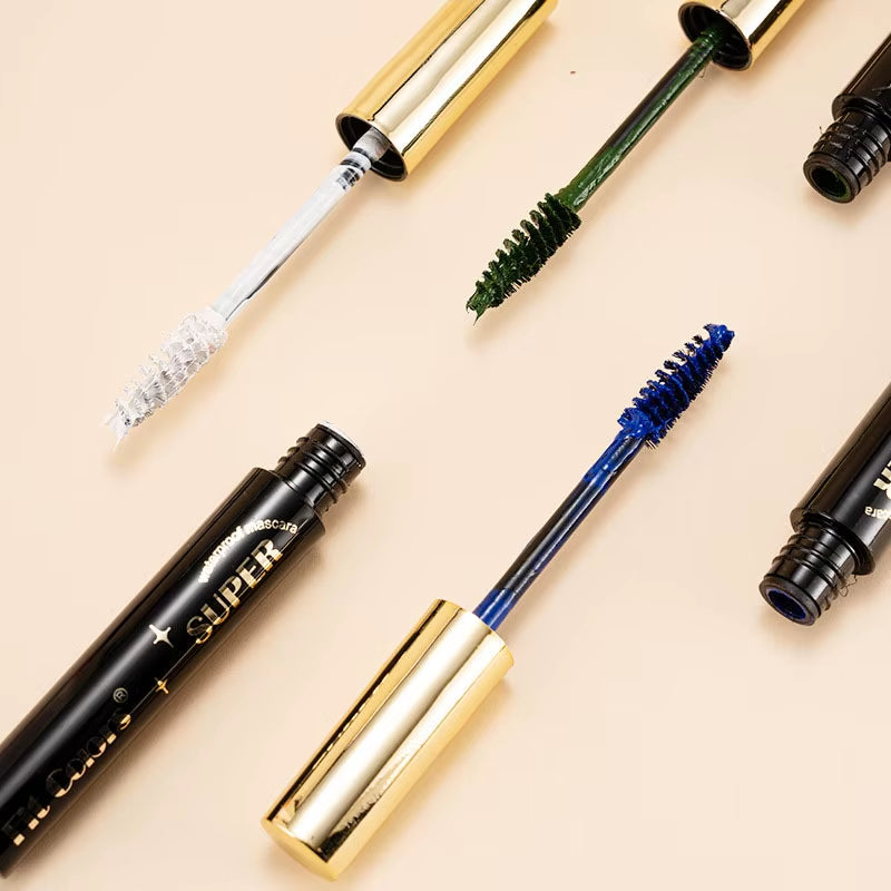 Waterproof 5D Silk Fiber for Mascara with 14 Colors 3D Lash Color Eyelash Extension Thick Lengthening Eye Lashes Cosmetic