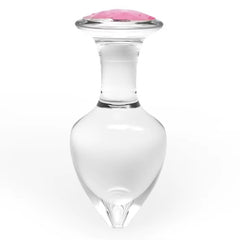 3PCS Anal Plug Crystal Glass Anal Plug with Luxury Jewelry Butt Plug Fetish Anus Stimulation Unisex Adult Anal Sex Toy