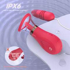 3 in 1 Removable Thrusting Jump Toy Sex Products Girl Vibrator Sex Toys Clitoral Licking Silicon Model of Women