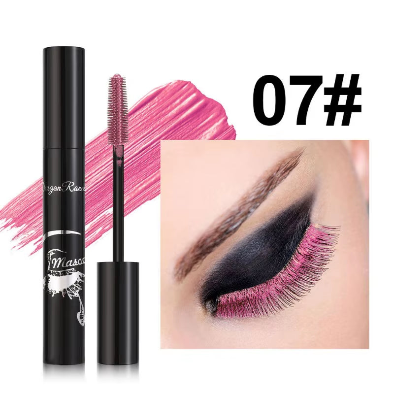 Colorful Dense Eye Makeup Bronze Fine Diamond Mascara Cream Waterproof Blue Purple Pearl Mascara Fine Cosmetics Dropshipping