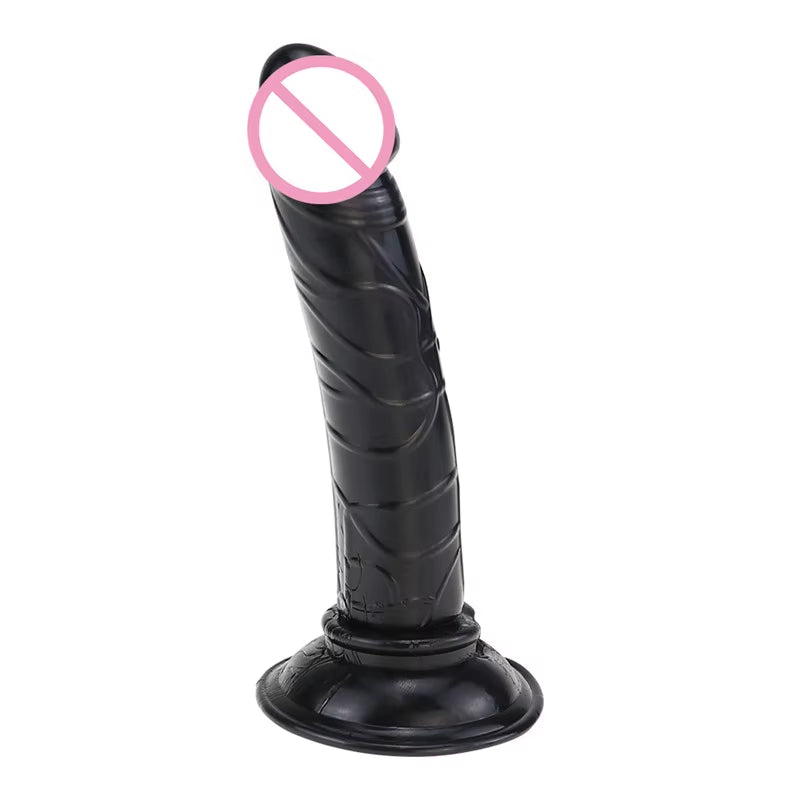 Mini 5 Inch Cheap and Colorful Tpe Soft Realistic Suction Cup Mini Dildo 