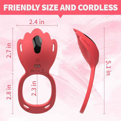Strap on Vibrator with Multi Modes Adjustable Vibration Rings APP Control