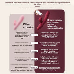 Female-Specific Self-Operated Masturbation Device Adult Sex Toys Orgasm Artifact Insertion Vibrator