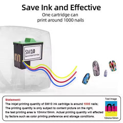 Portable 3D Digital Finger Printing Wifi Intelligent Machine Auto Electric Art Painting Print O2 Nail Art Printer