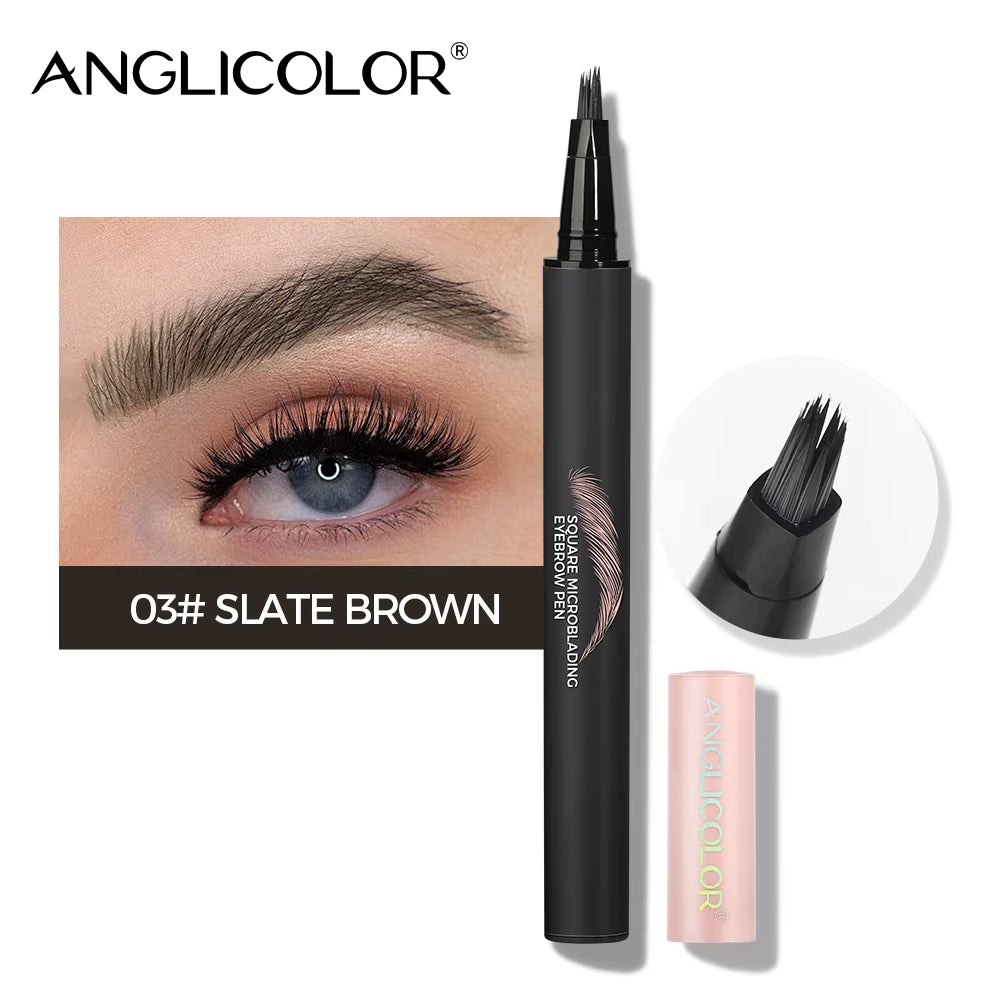 Pigmented Micro Eye Brow Pencil High Quality Brow Liner Pen Vegan Private Label Eyebrow Pencil