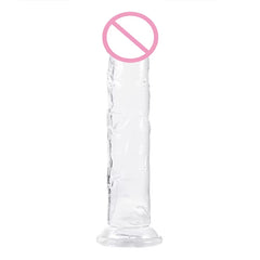 Realistic Clear Dildo with Suction Cup Dildo Para Mulheres