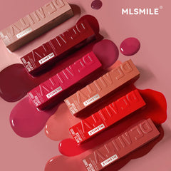 Beauty Makeup Long Lasting Matte Lipstick Velvet Lip Gloss Brightening Lipstick Tint Waterproof Non-Stick Cup Lip Gloss