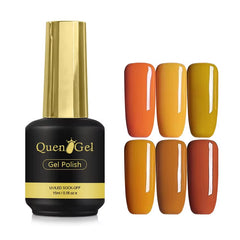 Pumpkin Color Series Gel Nail Polish - OEM Custom Soak Off UV Gel for Nail Salons