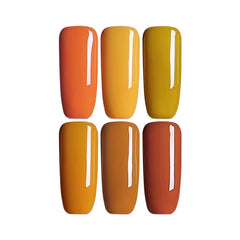 Pumpkin Color Series Gel Nail Polish - OEM Custom Soak Off UV Gel for Nail Salons