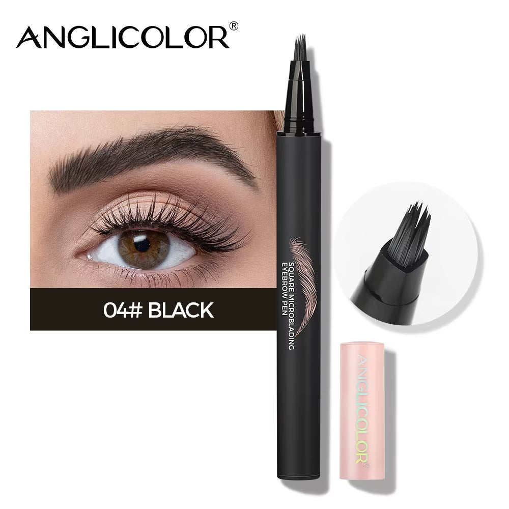 Pigmented Micro Eye Brow Pencil High Quality Brow Liner Pen Vegan Private Label Eyebrow Pencil
