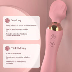 USB Rechargeable G-Spot Vibrator with Bullet Attachment for Enhanced Pleasure for All Adults