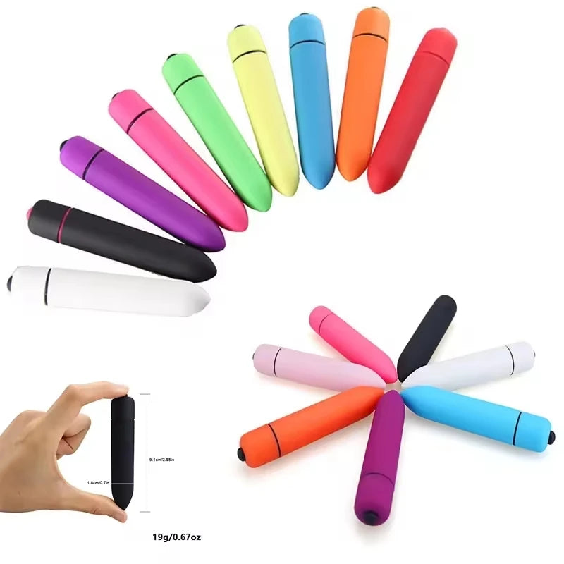 10-Speed Bullet Vibrating Jump Egg for Clitoral Stimulation sex toy - Mini Adult Toy for Women