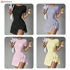 Women'S Sexy Yoga Tennis Skirt Lightweight Breathable Dress for Outdoor Golf Sports Tennis Dress