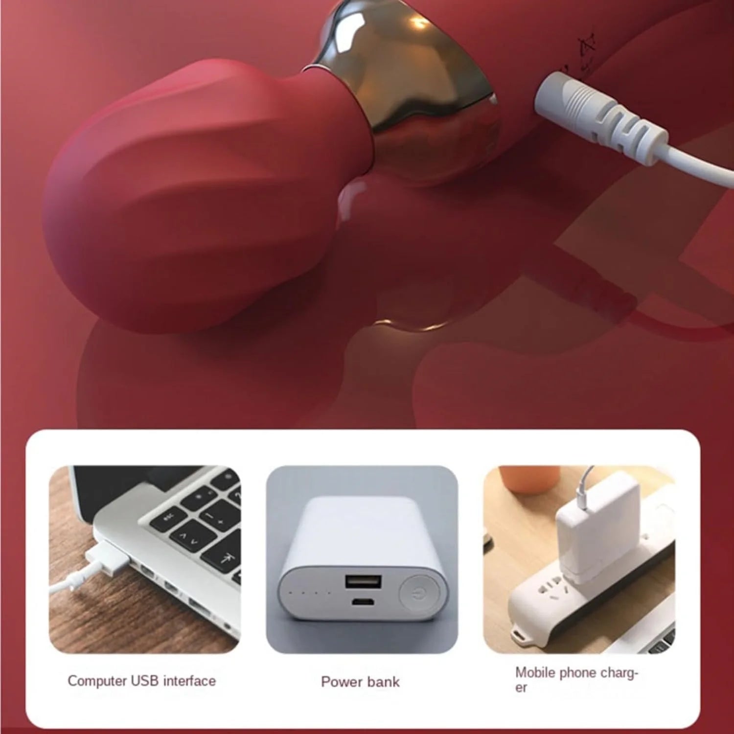 USB Rechargeable G-Spot Vibrator with Bullet Attachment for Enhanced Pleasure for All Adults