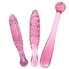 Multiple Fruit Vegetables Beautiful Glass Dildos Adult Toys Jewelry Prostate Massager Double Anal Butt Plug Crystal Glass