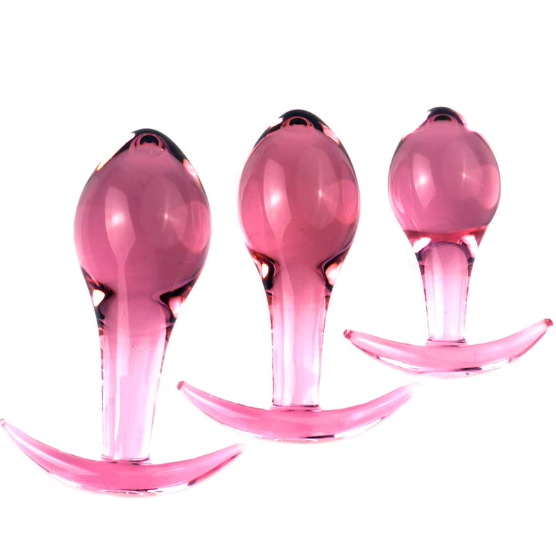 Multiple Fruit Vegetables Beautiful Glass Dildos Adult Toys Jewelry Prostate Massager Double Anal Butt Plug Crystal Glass