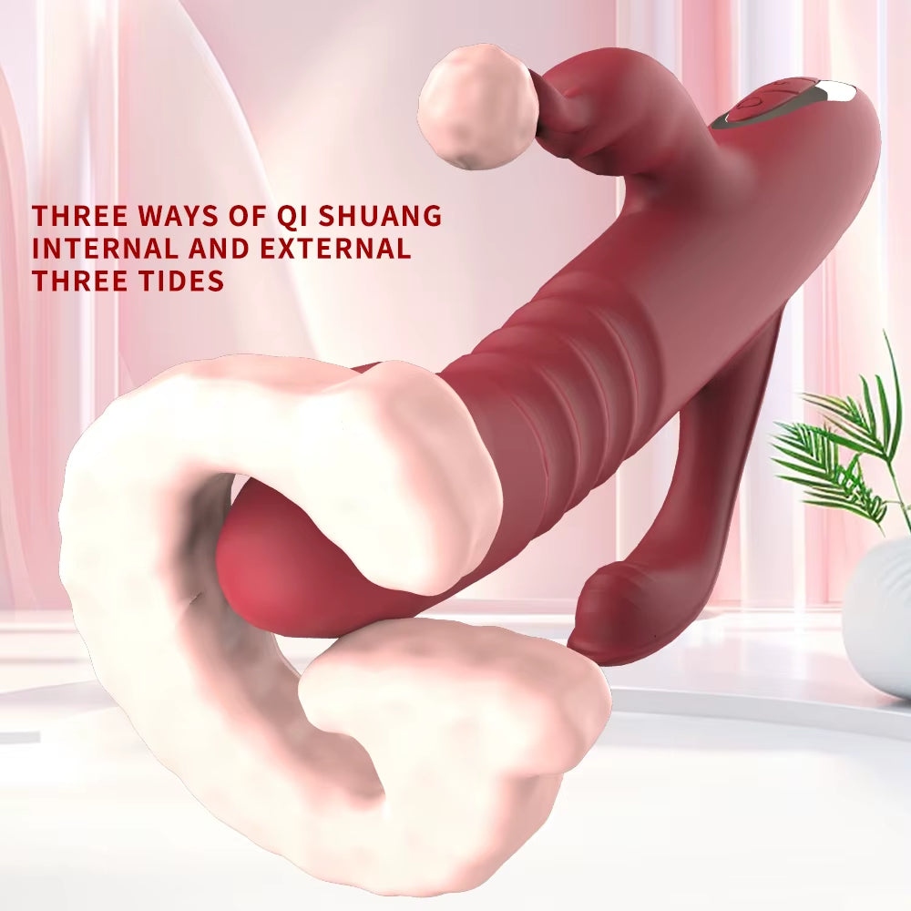 High-Performance 12-Frequency Silicone Panty Vibrator for Women with Clitoral and G-Spot Stimulation