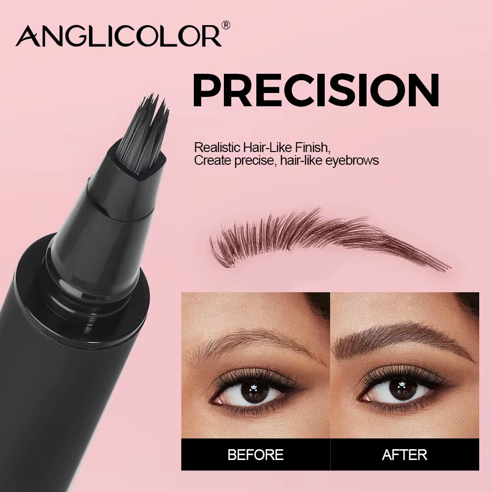 Pigmented Micro Eye Brow Pencil High Quality Brow Liner Pen Vegan Private Label Eyebrow Pencil