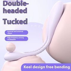 USB Power Controlled Dildo Husband Wife Share Sex Toy Male Lock Essence Remote Control Female Masturbation Device Body