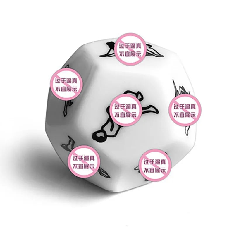 Dice Sex Toys For Couples Acrylic Erotic Toys Adult Sex Toys 