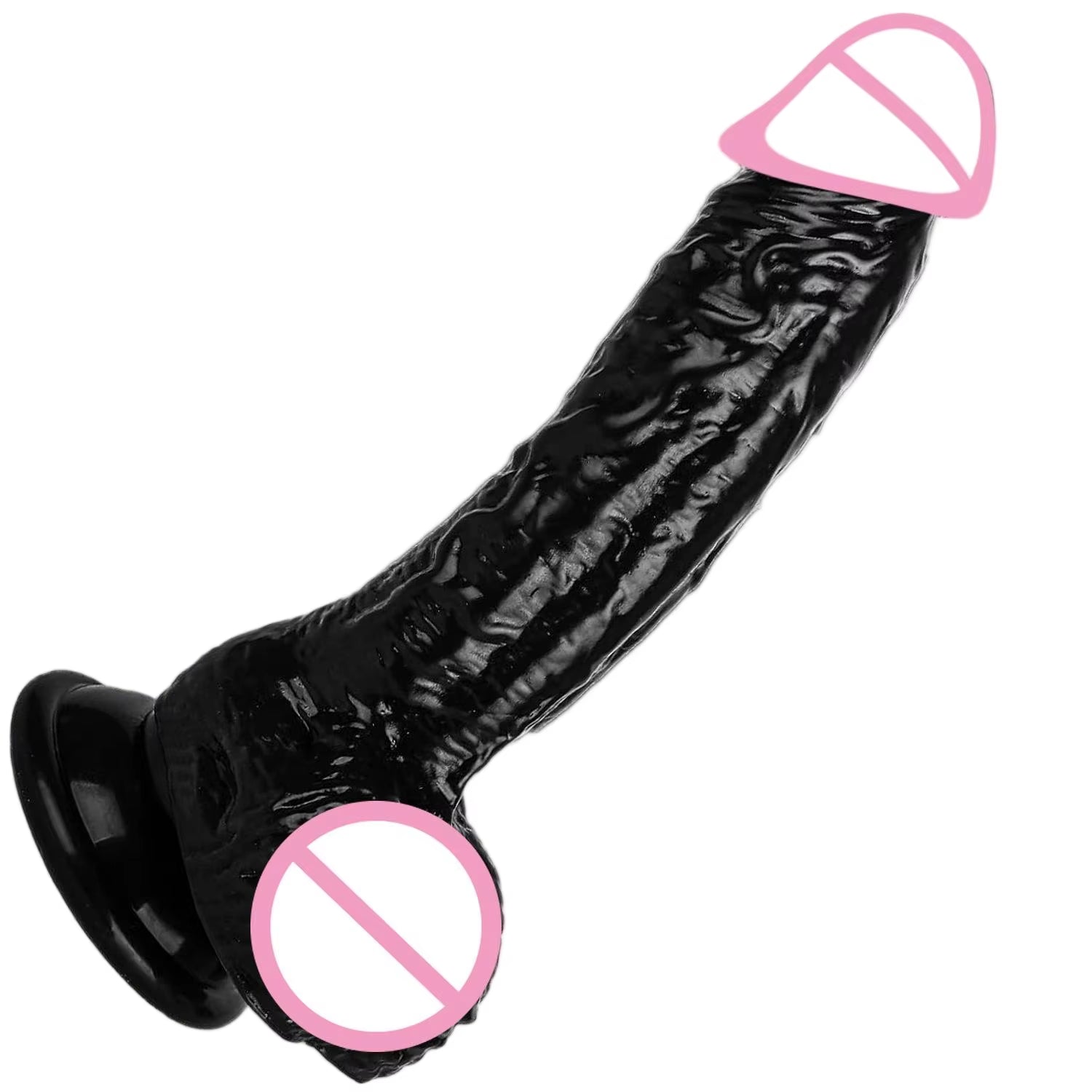 7.1 Inch Realistic Adult Sex Toy Body Safe G Spot Silicone Dildo with Strong Suction Cup Hands Free Play