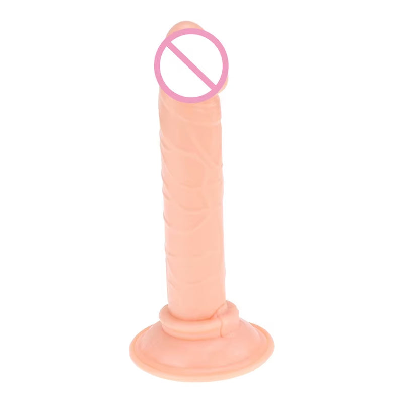 Mini 5 Inch Cheap and Colorful Tpe Soft Realistic Suction Cup Mini Dildo 