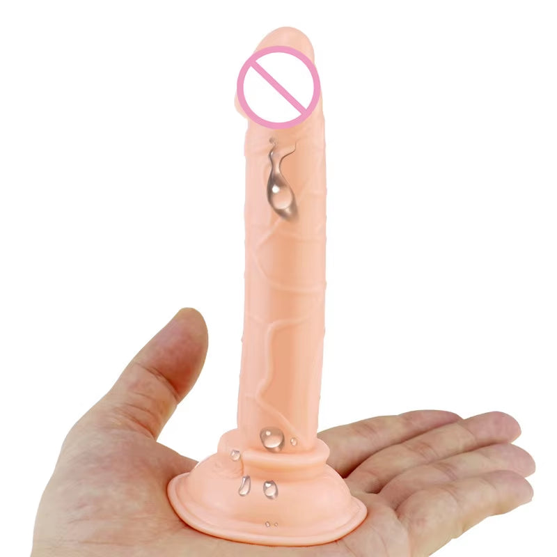 Mini 5 Inch Cheap and Colorful Tpe Soft Realistic Suction Cup Mini Dildo 