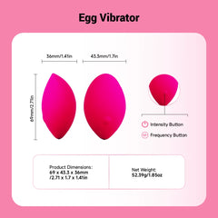 Silicone Rose Red Clitoral Stimulation Bullet Vibrator Mini Massage