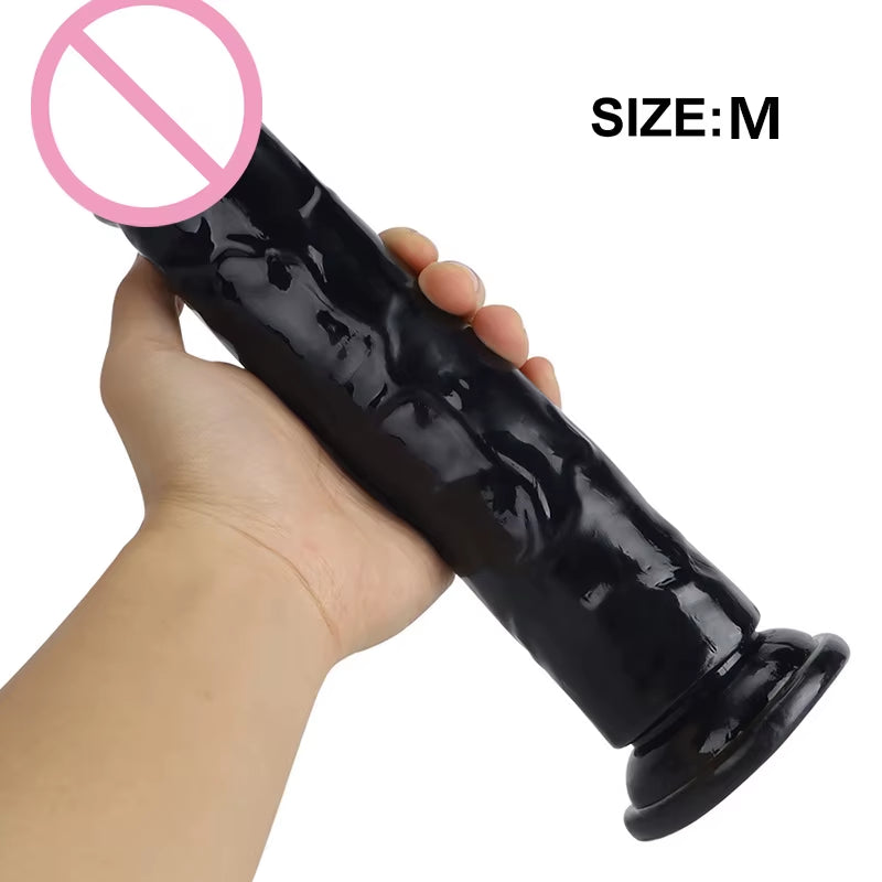 Realistic Clear Dildo with Suction Cup Dildo Para Mulheres