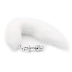 Wholesale High Quality New Detachable Smooth Foxtail Butt Plug Sexy Fox Tail Anal Plug with Separable Metal Anal Toys for Couple