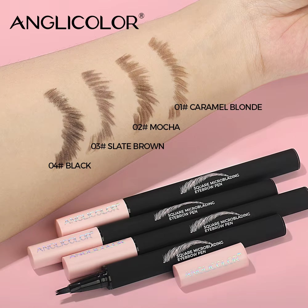 Pigmented Micro Eye Brow Pencil High Quality Brow Liner Pen Vegan Private Label Eyebrow Pencil