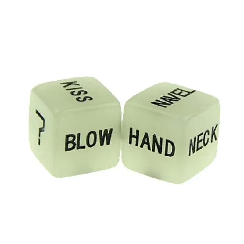 Luminous Engraved  Dice Fun Cube Dice Game Suitable